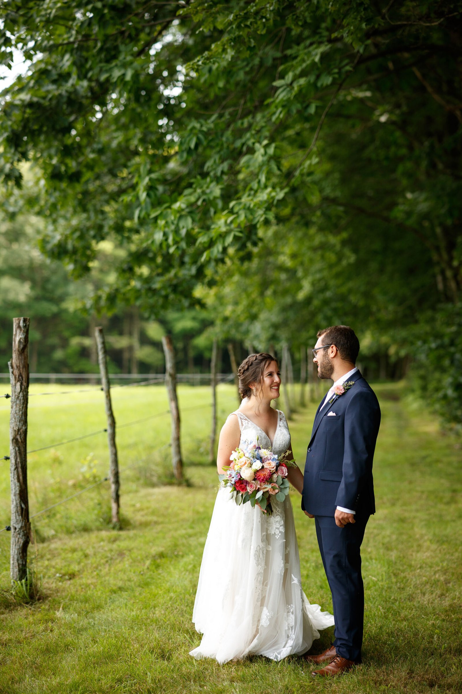 Sweet summer pastels at Valley View Farm in Haydenville