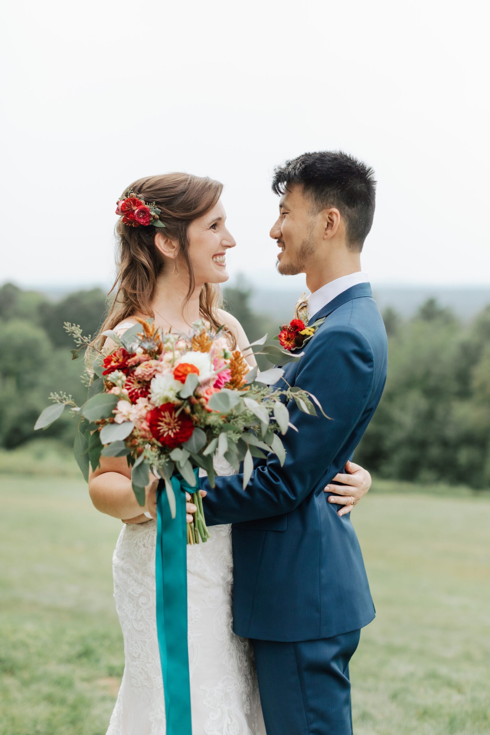 Orchard themed wedding at the historic Fruitlands Museum