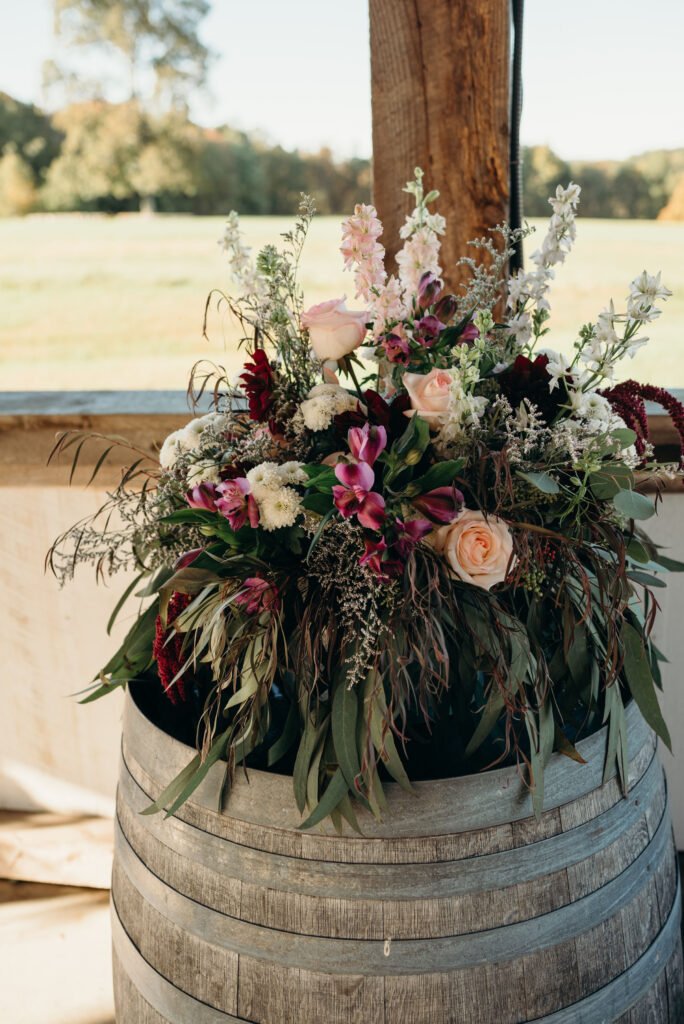 large flower arrangement