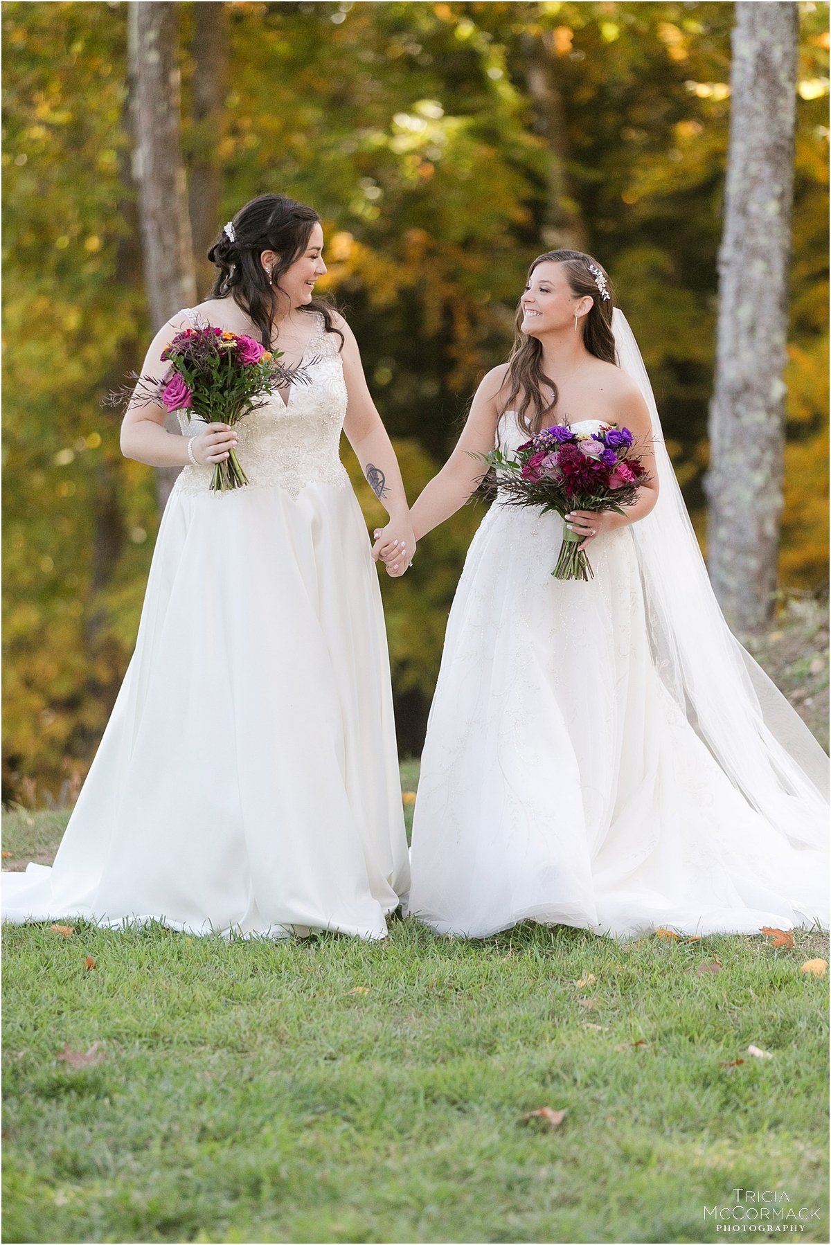A jewel-toned fall wedding at The Mountain Rose Inn, Greenfield