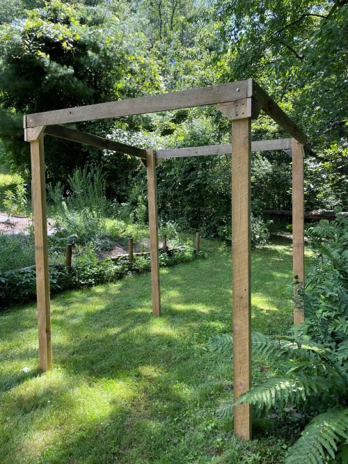 wood chuppah for rent