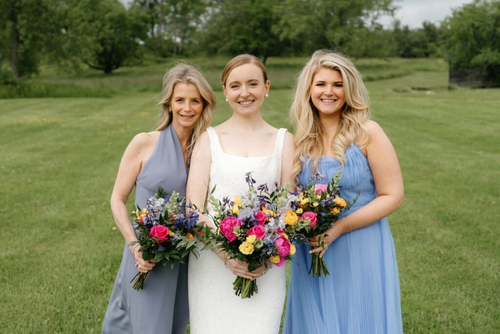 bride and bridesmaids